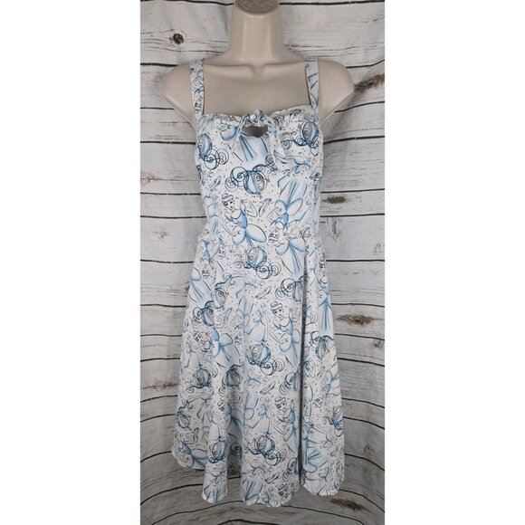 torrid Dresses & Skirts - Torrid Disney Cinderella Dress 16 Fit & Flare Womens Blue Retro Rockabilly Pinup